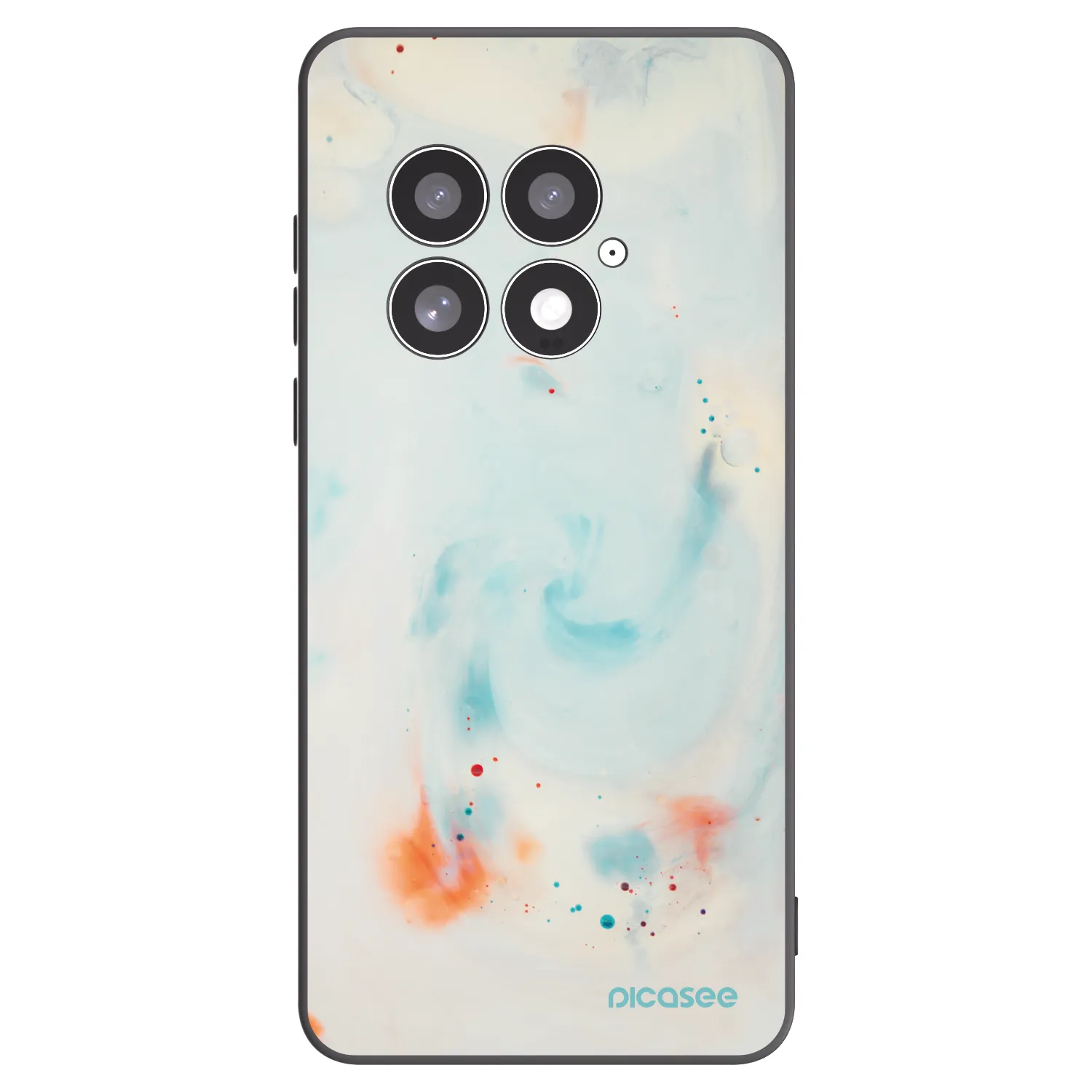 Picasee silikonski črni ovitek za OnePlus 13 5G - Splash