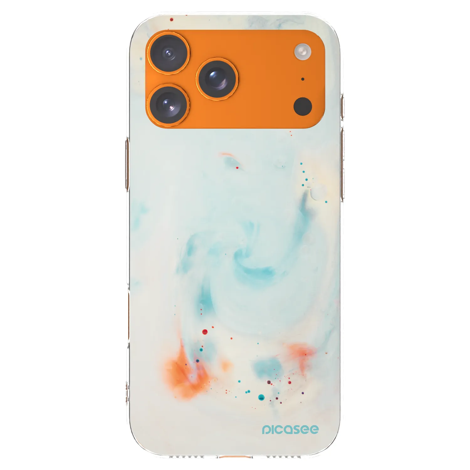 Picasee silikonski prozorni ovitek za Apple iPhone 17 Pro Max - Splash