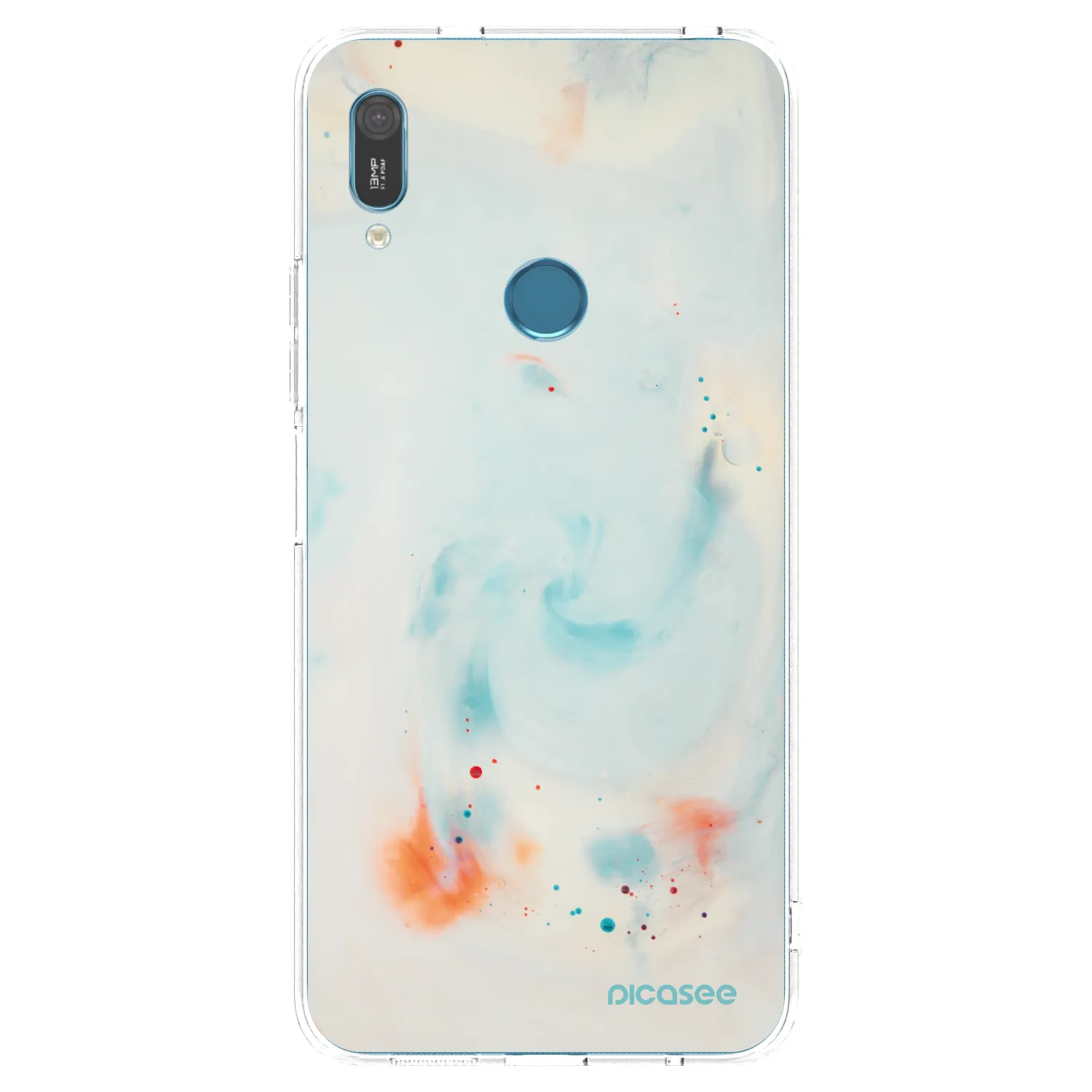 Picasee silikonski prozorni ovitek za Huawei Y6 2019 - Splash
