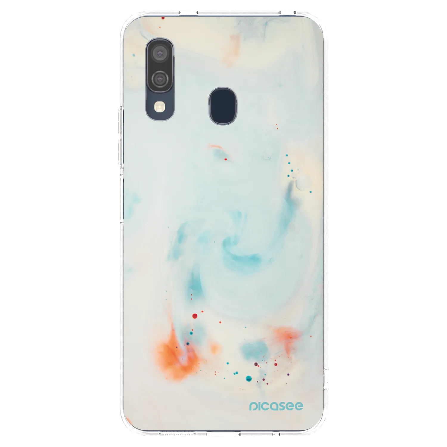 Picasee silikonski prozorni ovitek za Samsung Galaxy A40 A405F - Splash