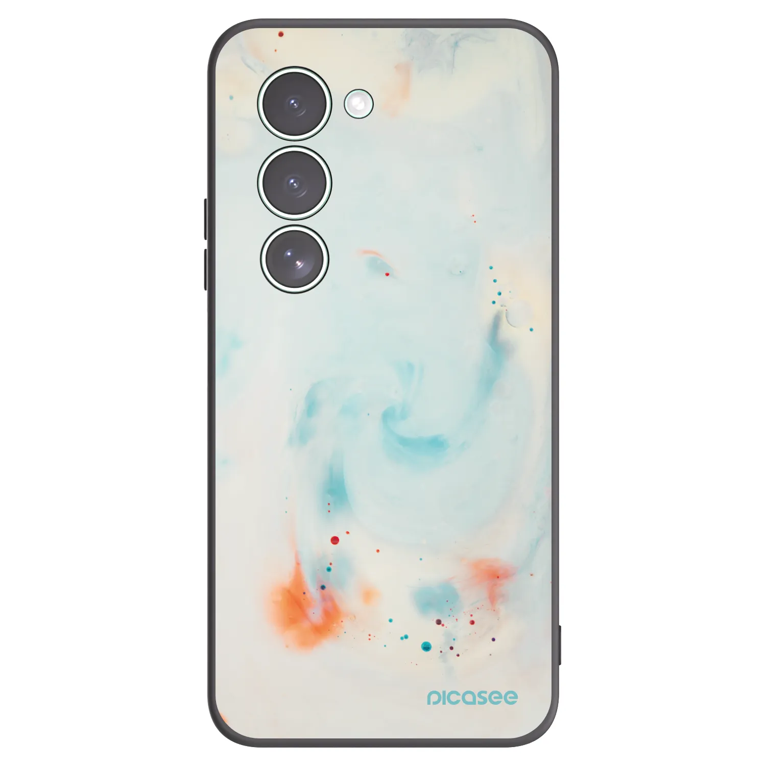 Picasee silikonski črni ovitek za Xiaomi Redmi 15 5G - Splash