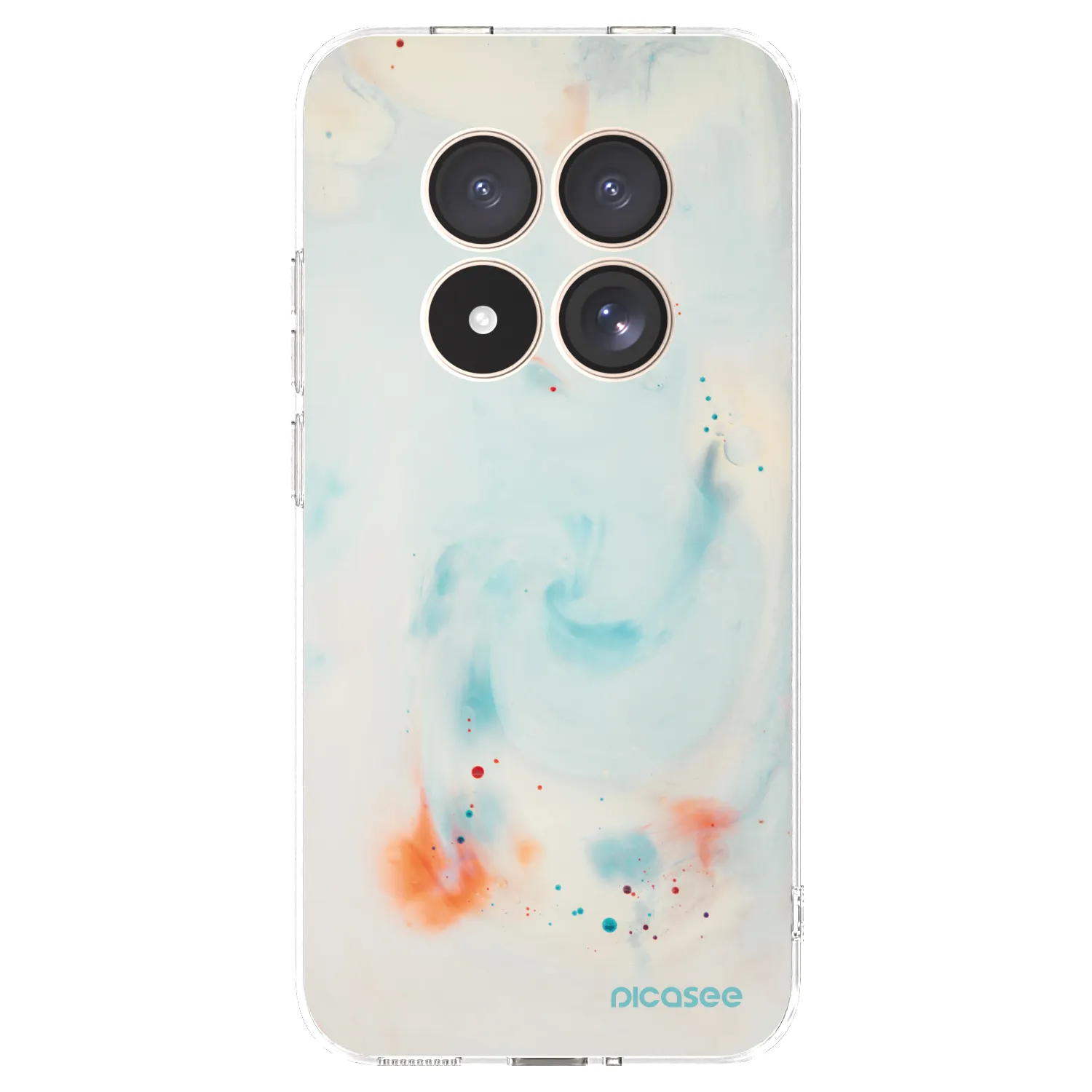 Picasee silikonski prozorni ovitek za Xiaomi Redmi Note 15 Pro 4G - Splash