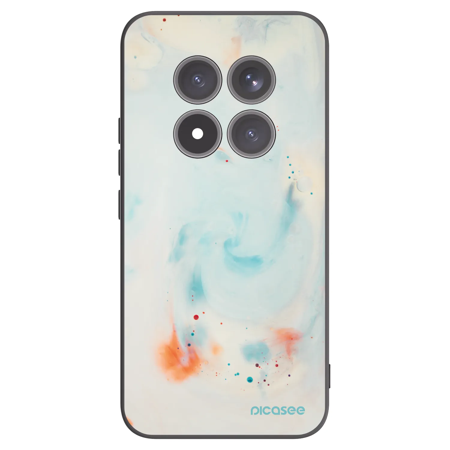 Picasee silikonski črni ovitek za Xiaomi Redmi Note 15 Pro+ - Splash