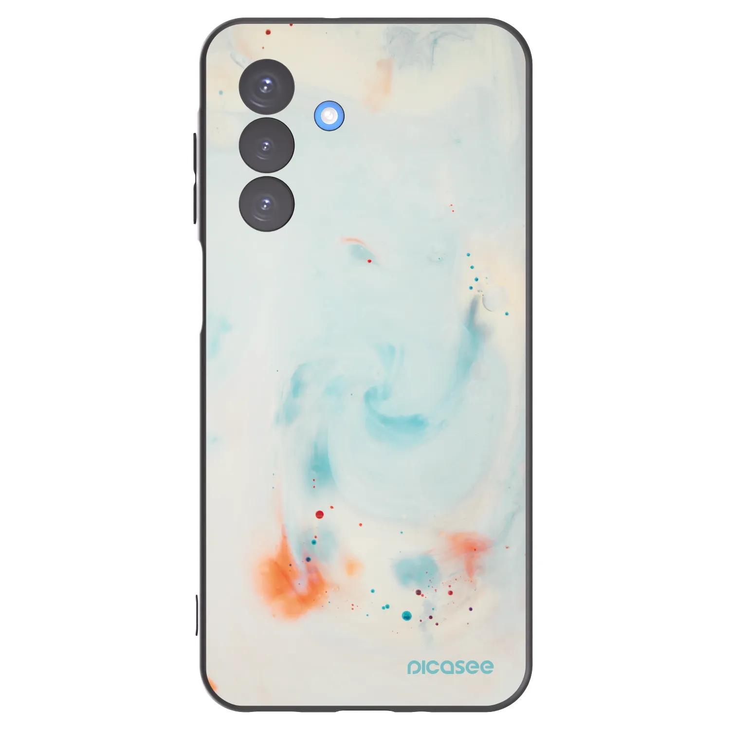 Picasee silikonski črni ovitek za Samsung Galaxy A17 5G - Splash