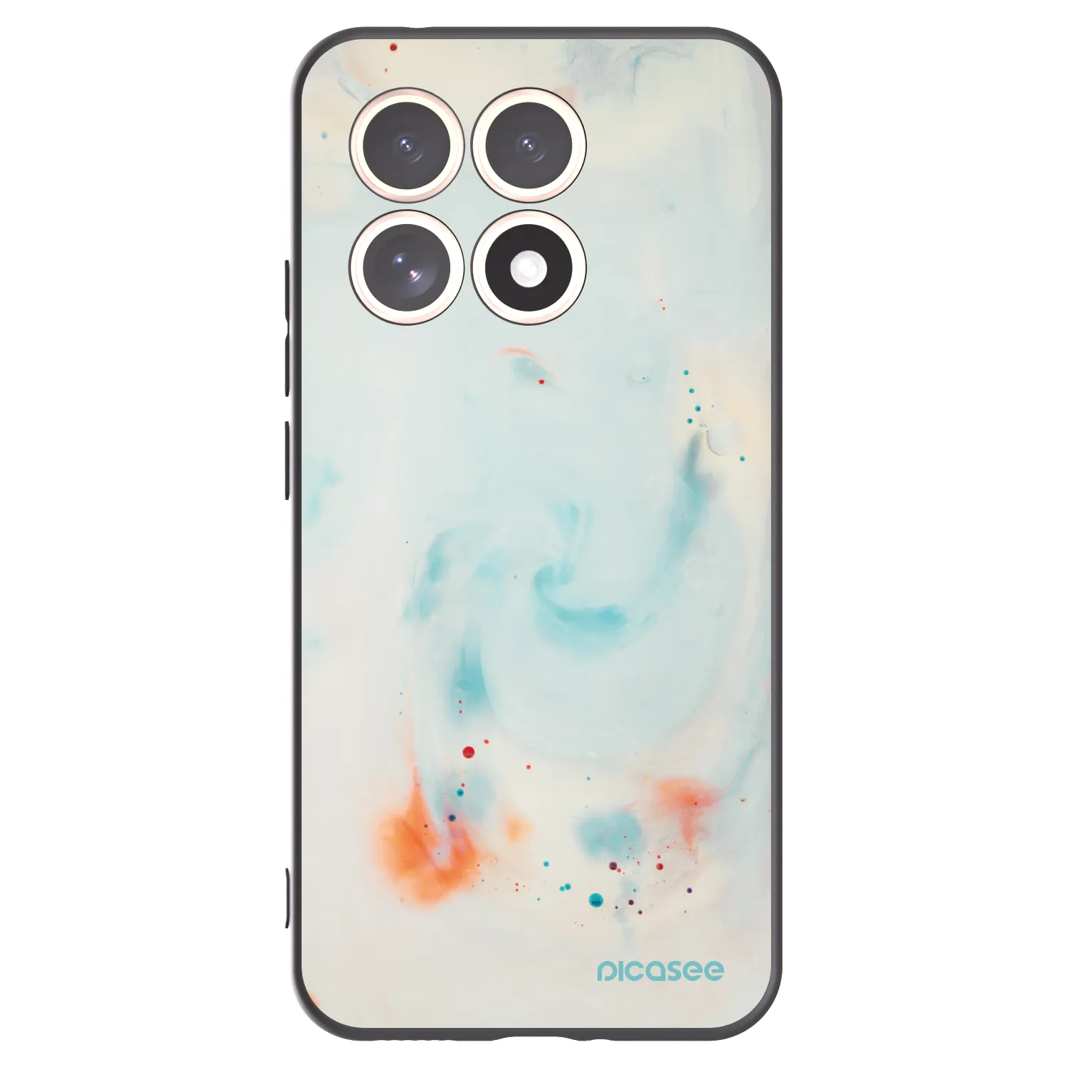 Picasee silikonski črni ovitek za Xiaomi 15T - Splash