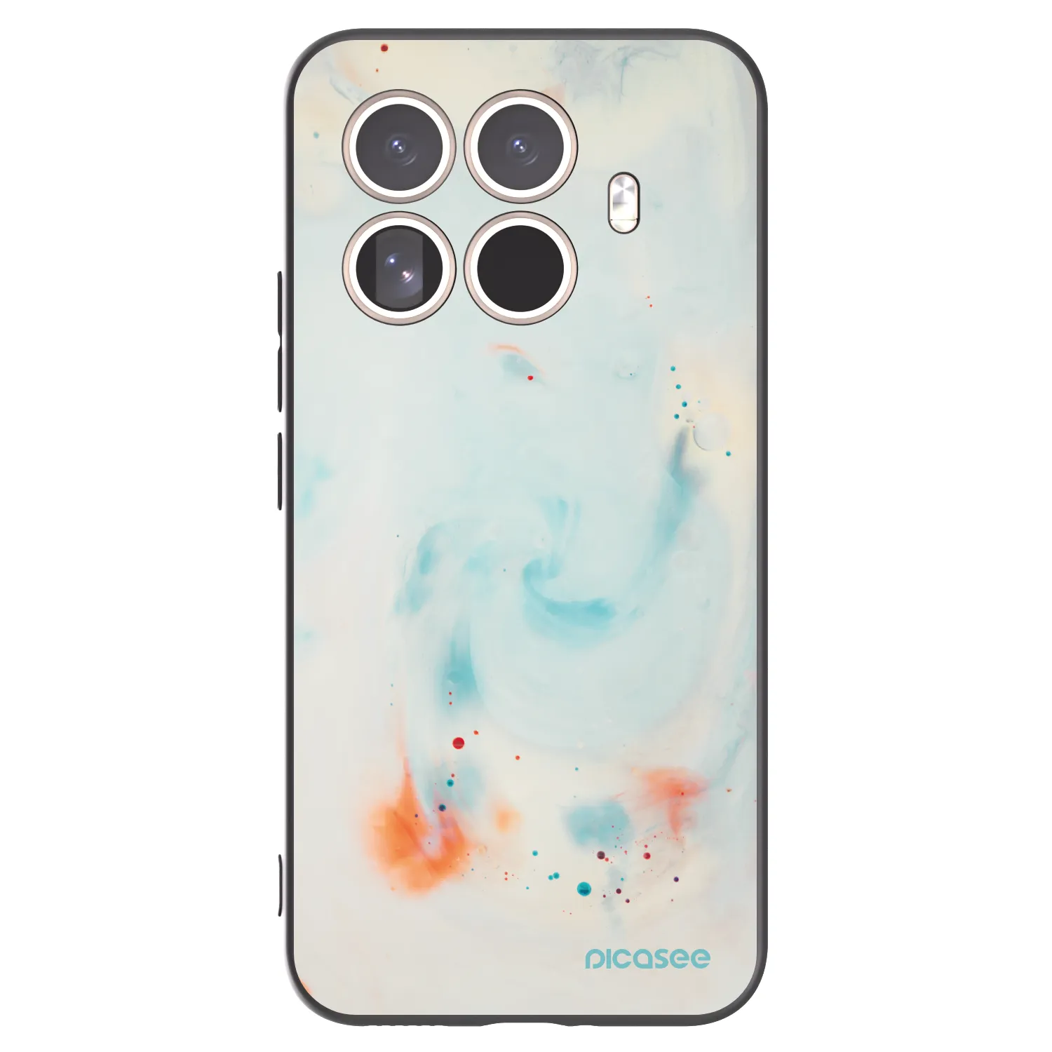 Picasee silikonski črni ovitek za Xiaomi 15T Pro - Splash