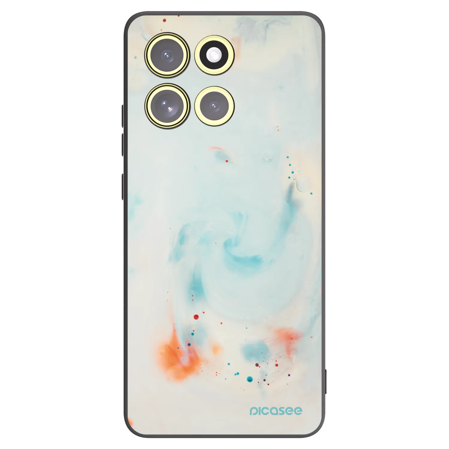 Picasee silikonski črni ovitek za Motorola Moto G86 Power 5G - Splash