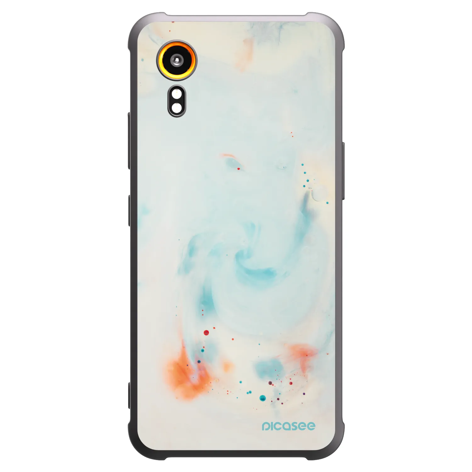 Picasee silikonski črni ovitek za Samsung Galaxy Xcover 7 - Splash