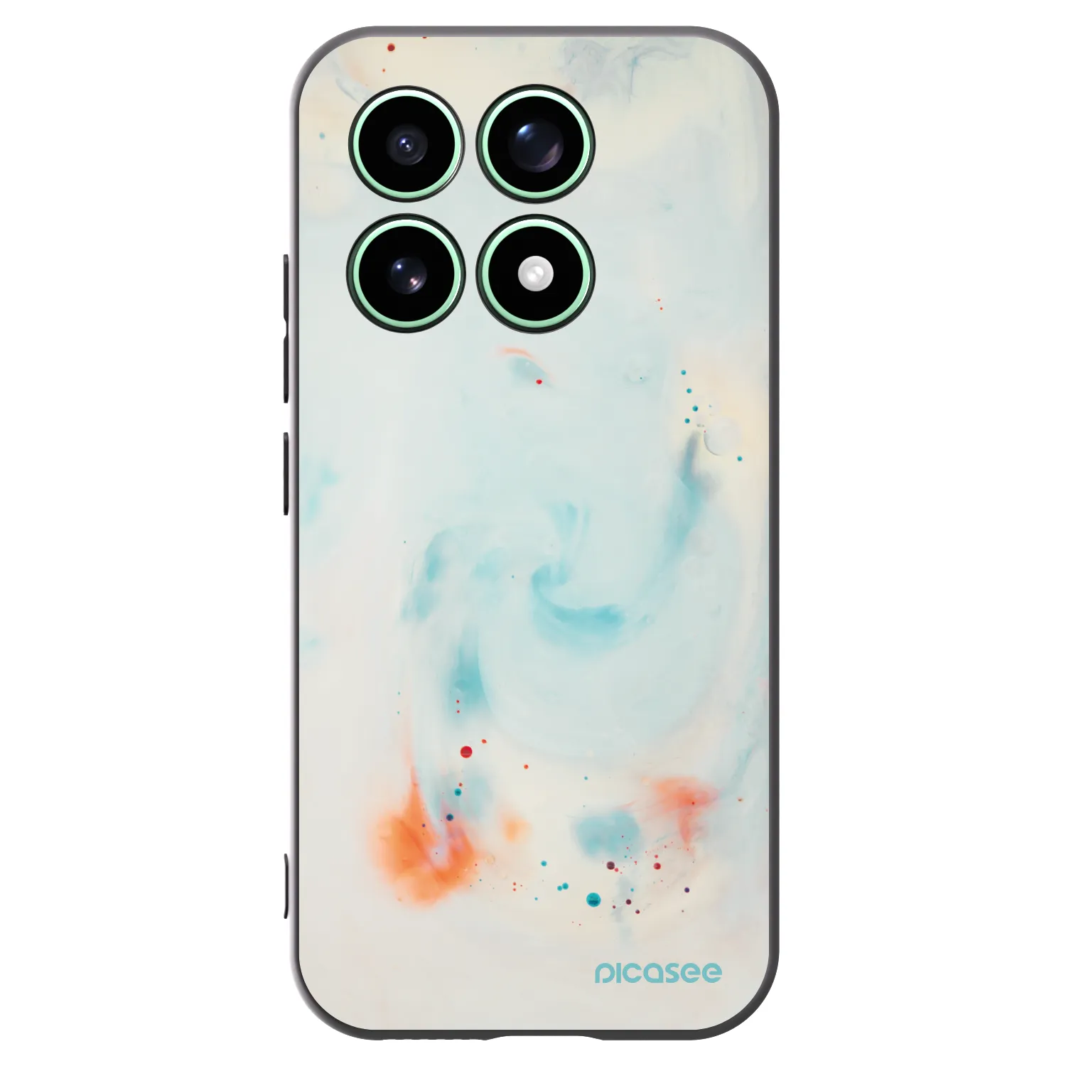 Picasee silikonski črni ovitek za Xiaomi 17 - Splash