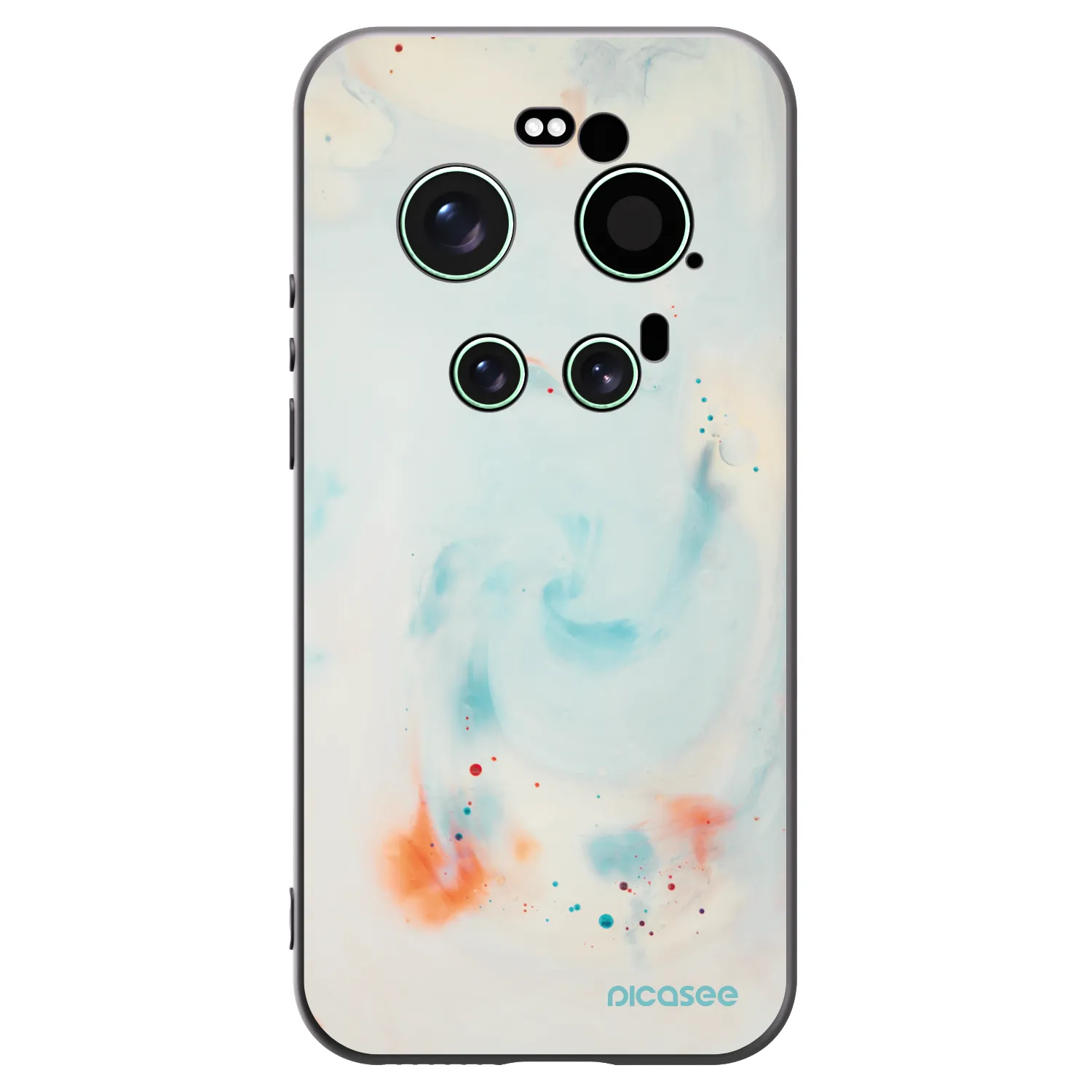 Picasee silikonski črni ovitek za Xiaomi 17 Ultra - Splash