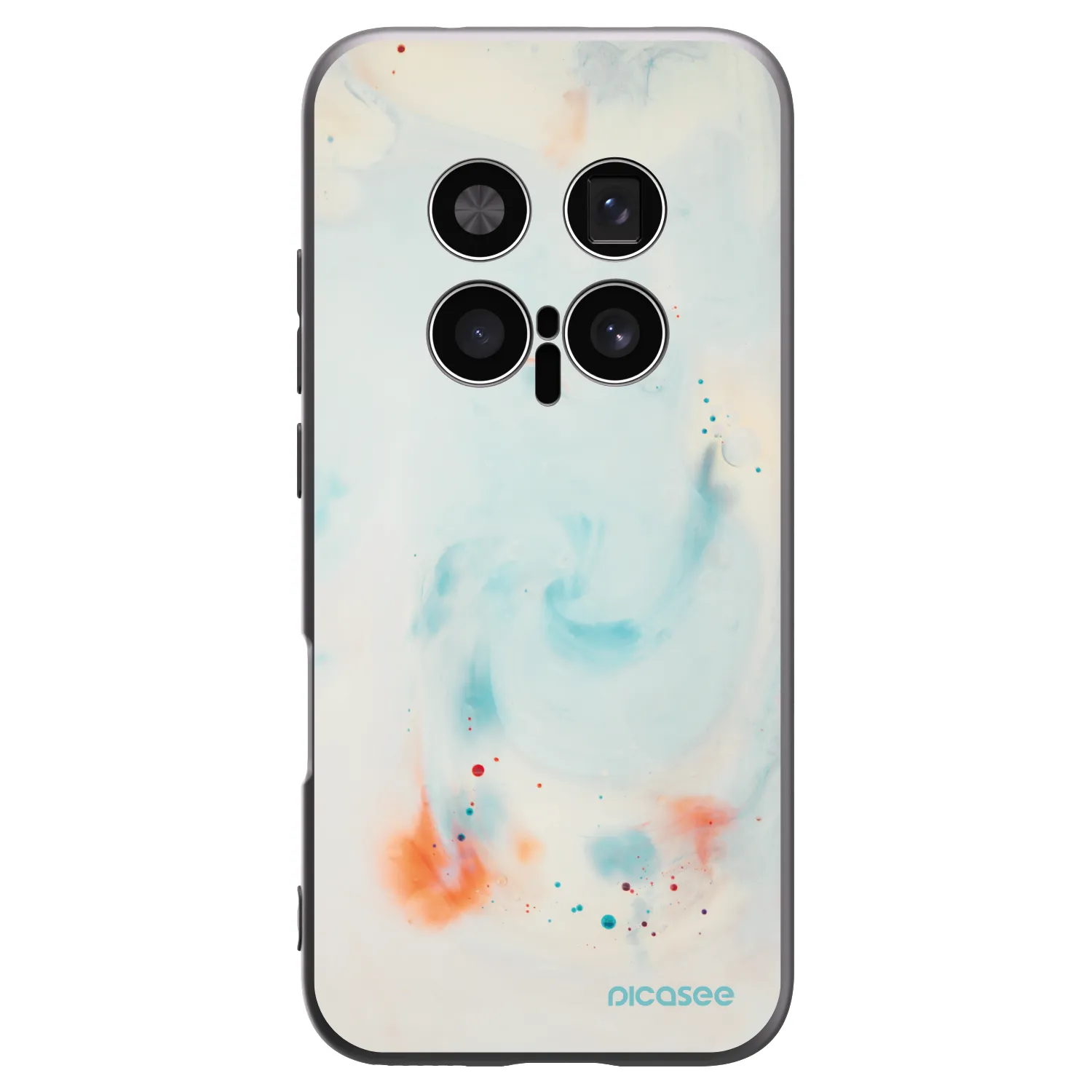 Picasee silikonski črni ovitek za Honor Magic8 Pro 5G - Splash