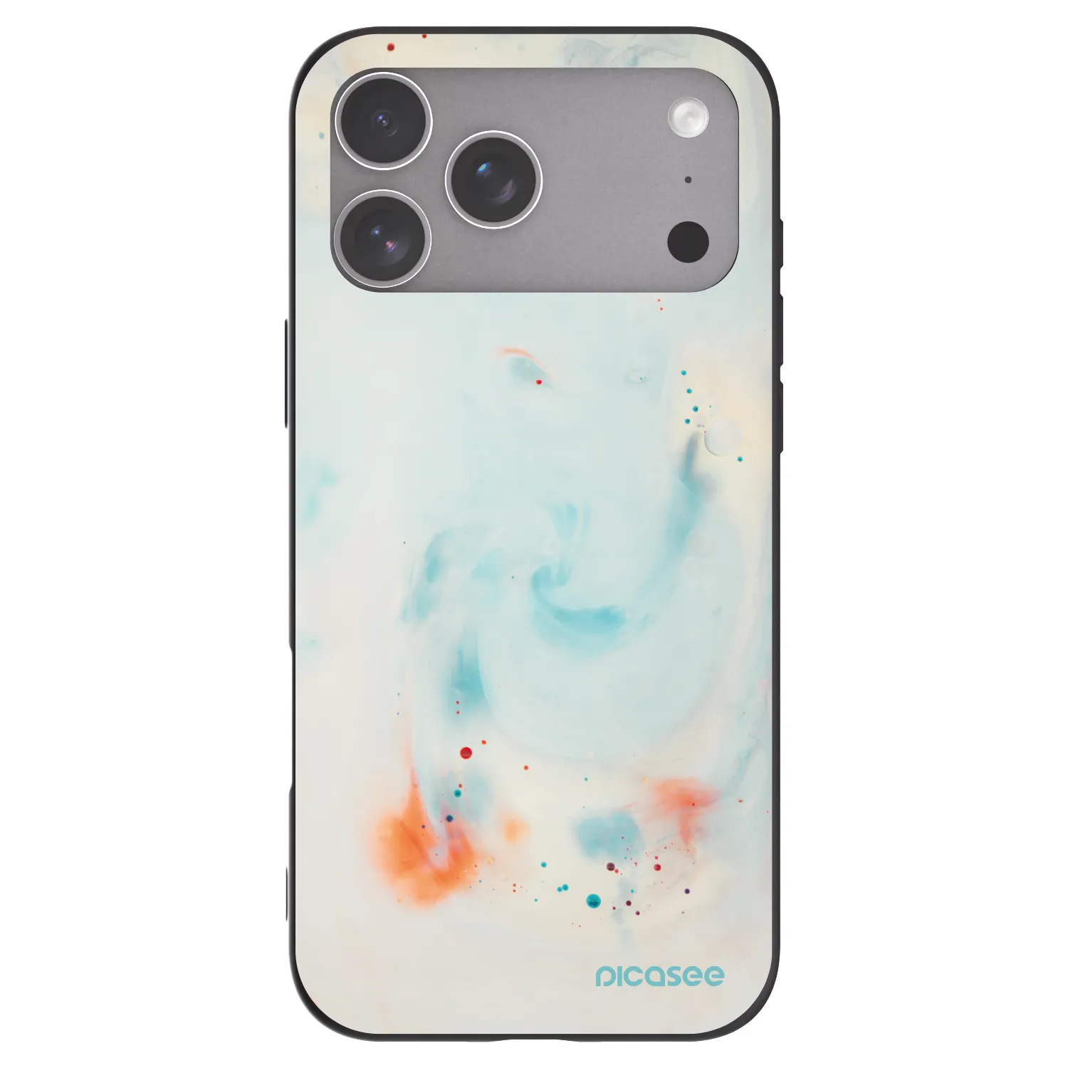 Picasee silikonski črni ovitek za Apple iPhone 18 Pro Max - Splash