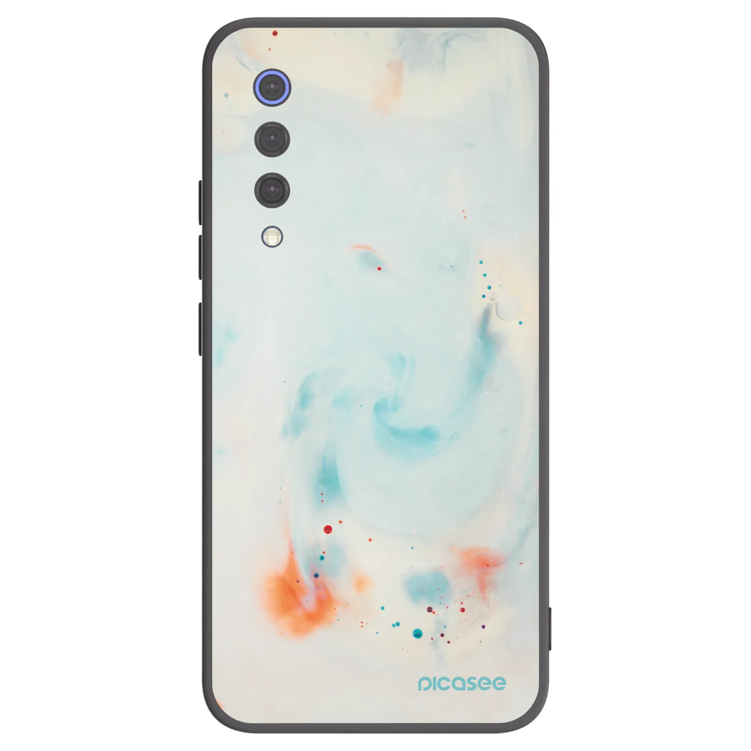 Picasee silikonski črni ovitek za Xiaomi Mi 9 SE - Splash