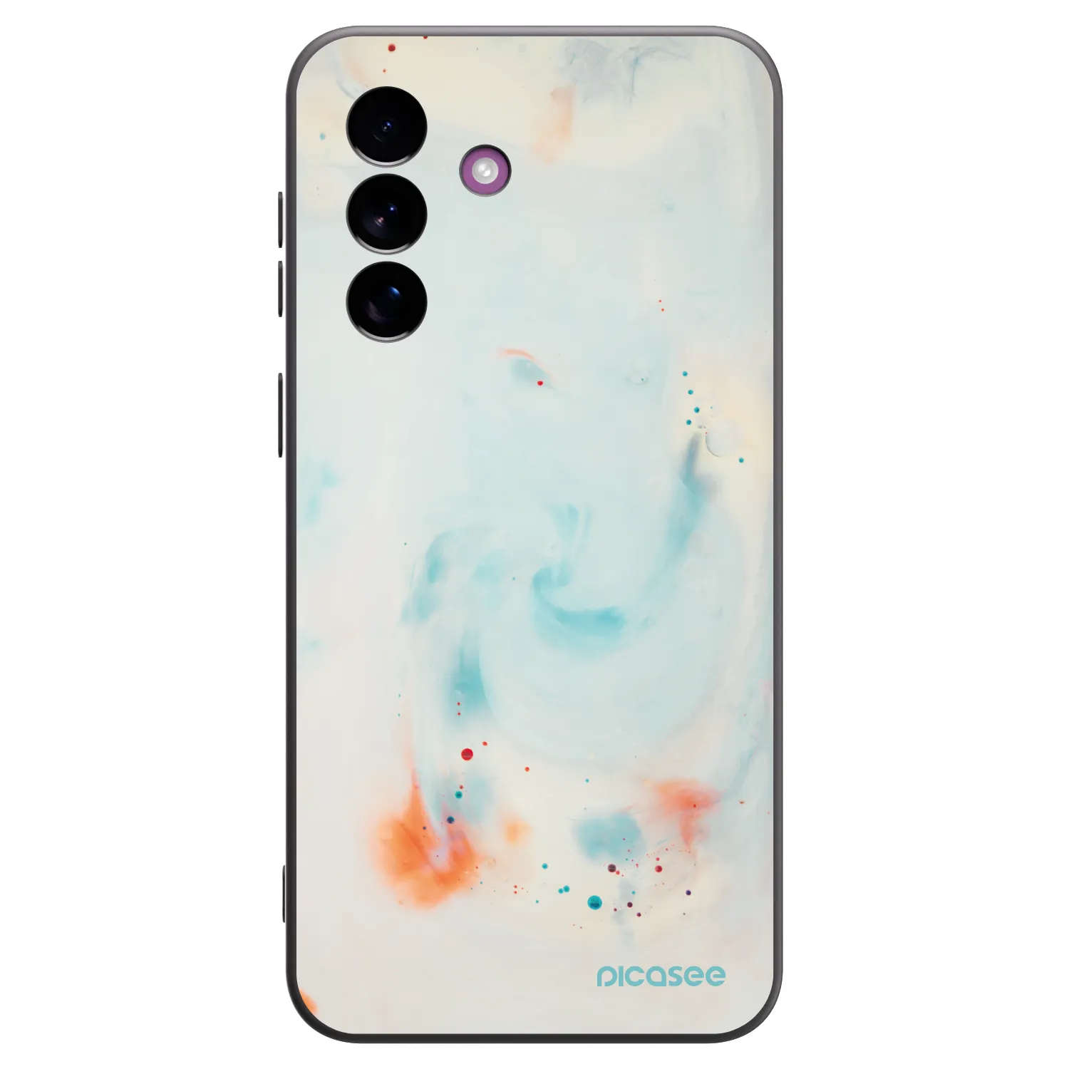 Picasee silikonski črni ovitek za Samsung Galaxy A37 - Splash