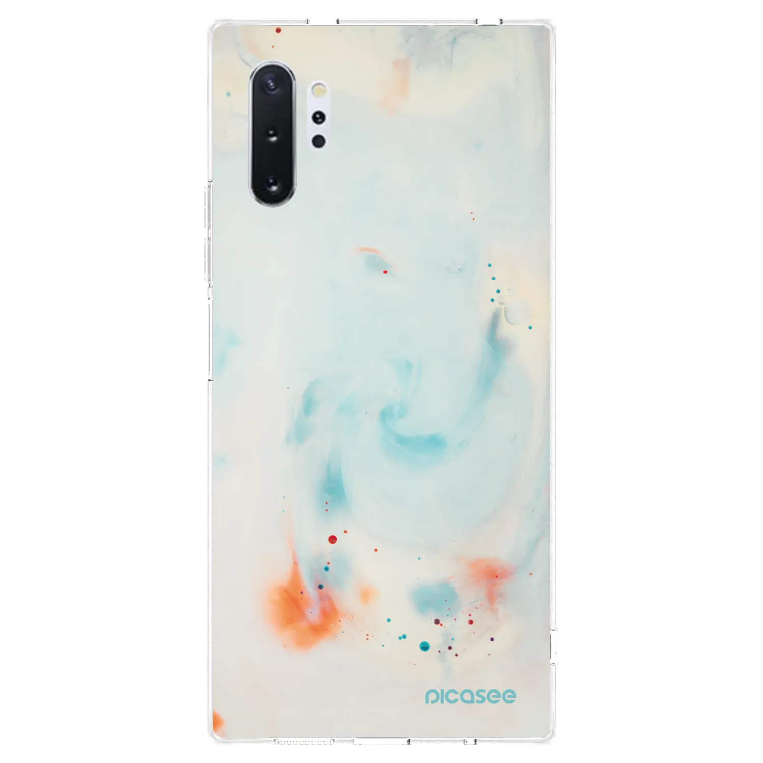 Picasee silikonski prozorni ovitek za Samsung Galaxy Note 10+ N975F - Splash