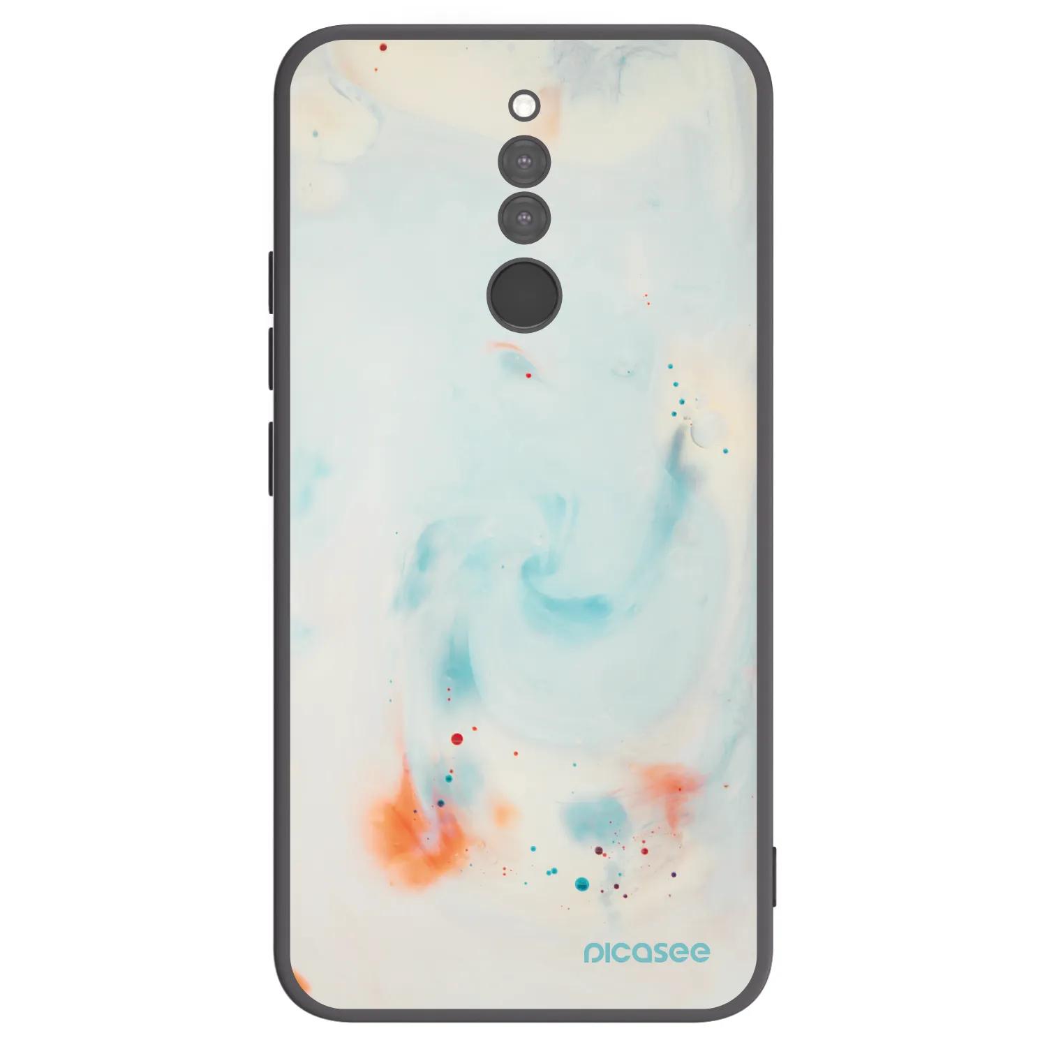 Picasee silikonski črni ovitek za Xiaomi Redmi 8 - Splash