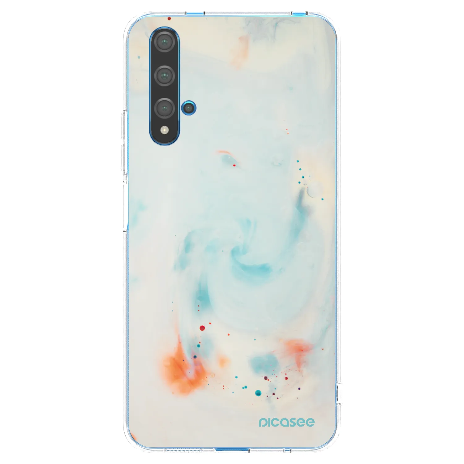 Picasee silikonski prozorni ovitek za Huawei Nova 5T - Splash