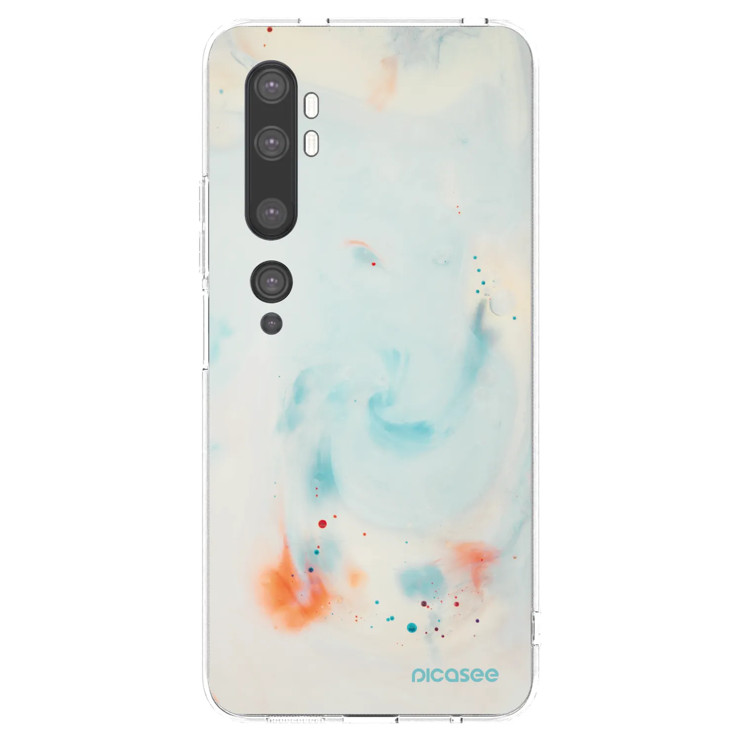 Picasee silikonski prozorni ovitek za Xiaomi Mi Note 10 (Pro) - Splash