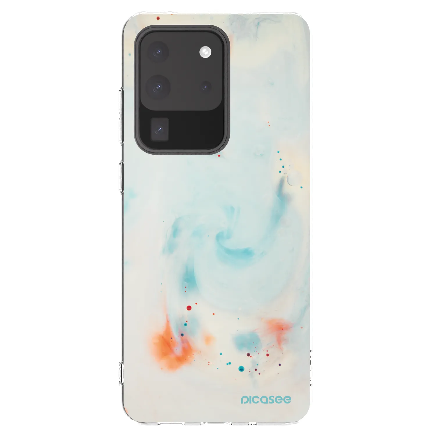 Picasee silikonski prozorni ovitek za Samsung Galaxy S20 Ultra 5G G988F - Splash