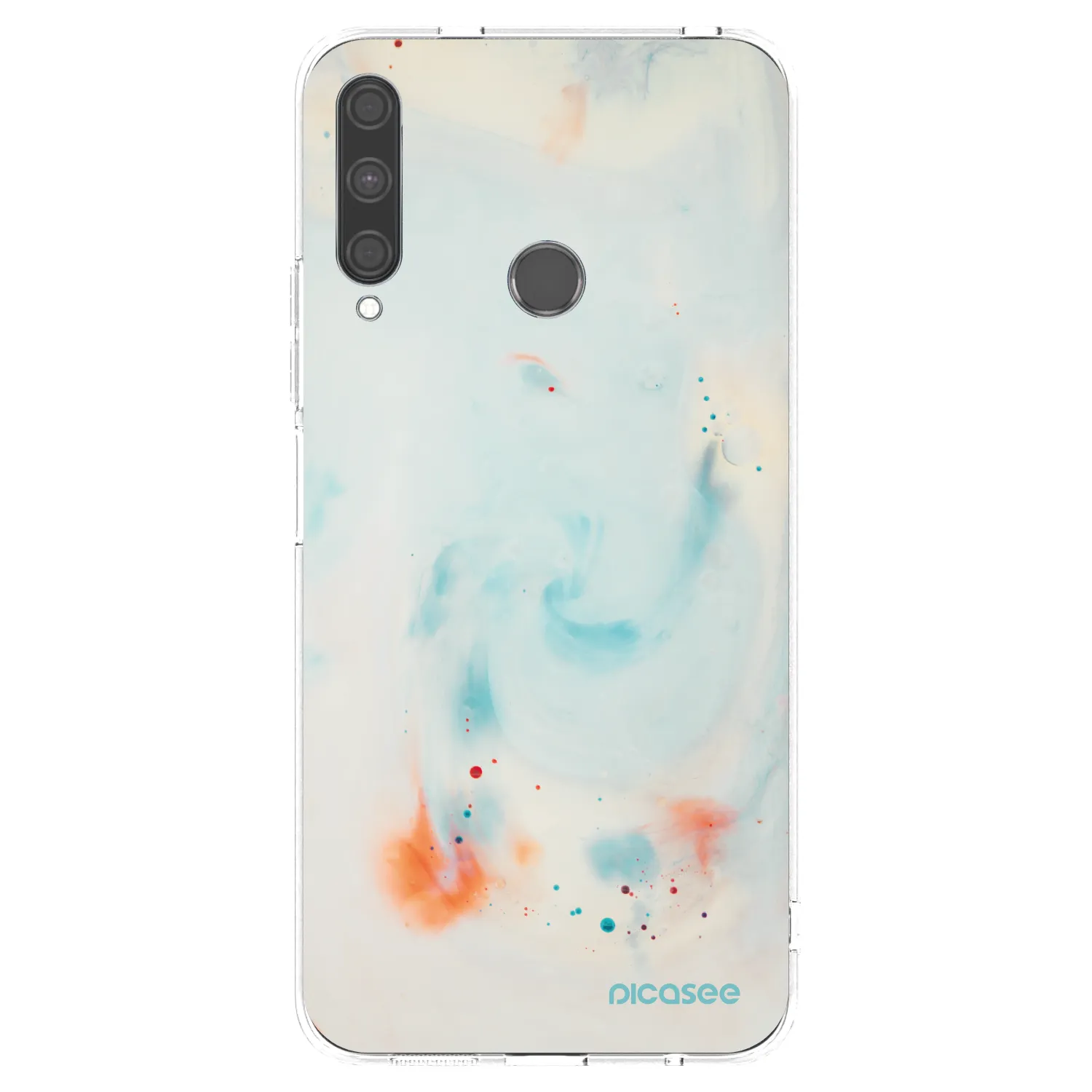 Picasee silikonski prozorni ovitek za Huawei P40 Lite E - Splash