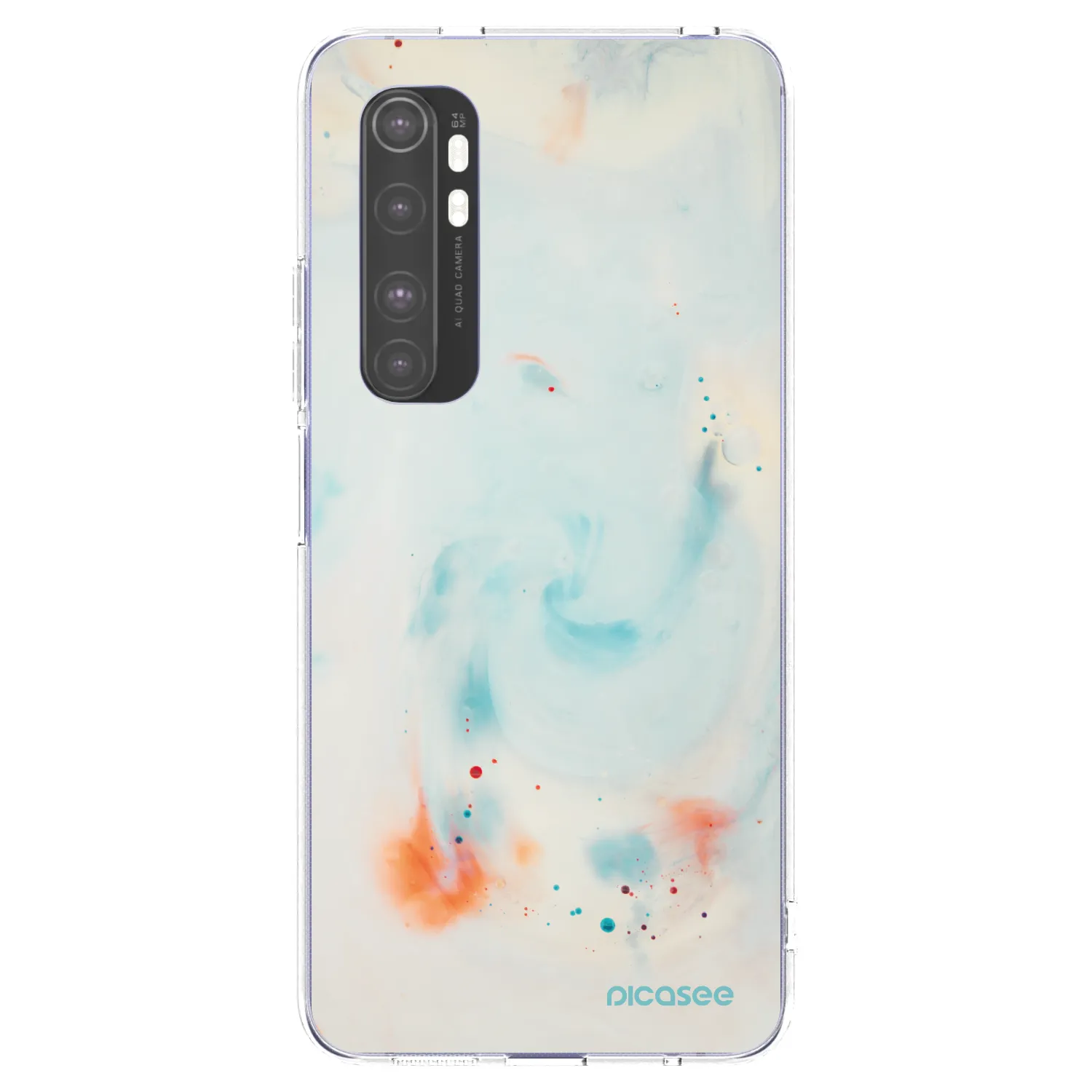 Picasee silikonski prozorni ovitek za Xiaomi Mi Note 10 Lite - Splash