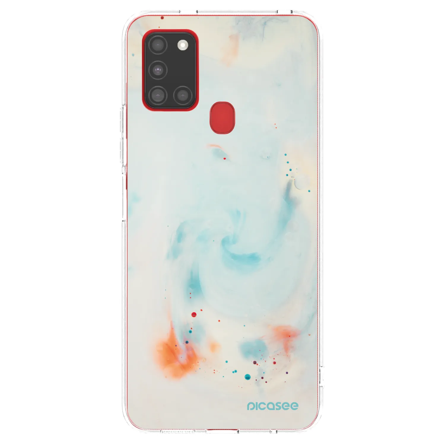Picasee silikonski prozorni ovitek za Samsung Galaxy A21s - Splash