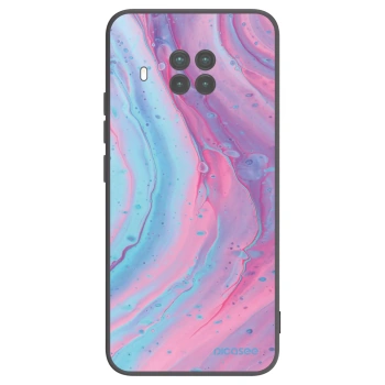 Picasee silikonski črni ovitek za Xiaomi Mi 10T Lite - Pink liquid
