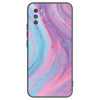 Picasee silikonski črni ovitek za Xiaomi Poco M3 - Pink liquid