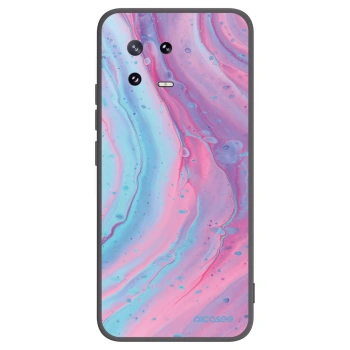 Picasee silikonski črni ovitek za Xiaomi 13 Pro - Pink liquid