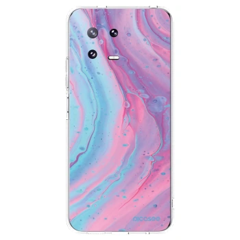 Picasee silikonski prozorni ovitek za Xiaomi 13 Pro - Pink liquid