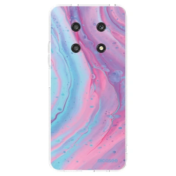 Picasee silikonski prozorni ovitek za Honor Magic4 Lite 5G - Pink liquid