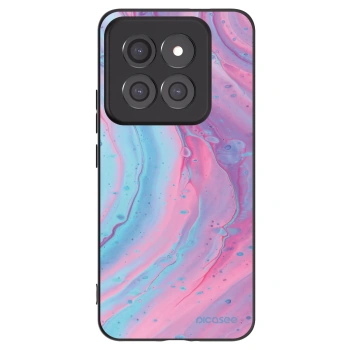 Picasee silikonski črni ovitek za Xiaomi 14 Pro - Pink liquid