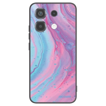 Picasee silikonski črni ovitek za Xiaomi Poco X6 - Pink liquid