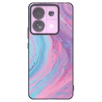 Picasee silikonski črni ovitek za Xiaomi Redmi Note 13 Pro 5G - Pink liquid