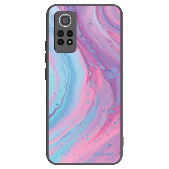 Picasee silikonski črni ovitek za Xiaomi Redmi Note 12 Pro 4G - Pink liquid