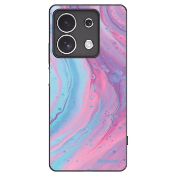Picasee silikonski črni ovitek za Xiaomi Redmi Note 13 4G - Pink liquid