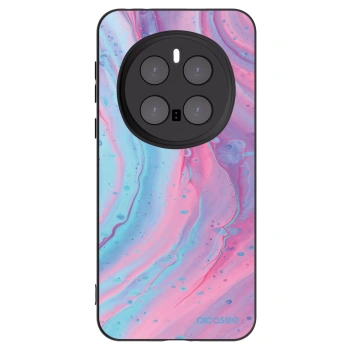Picasee silikonski črni ovitek za Honor Magic7 Pro 5G - Pink liquid