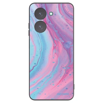 Picasee silikonski črni ovitek za Xiaomi Redmi A5 - Pink liquid