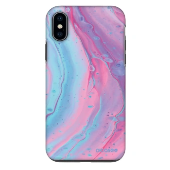 Ovitek za Apple iPhone X/XS - Pink liquid