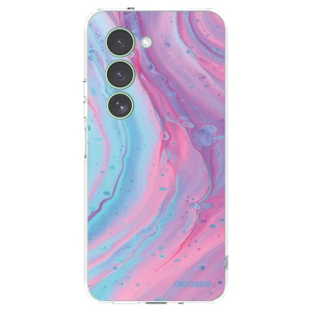 Picasee silikonski prozorni ovitek za Xiaomi Redmi 15 5G - Pink liquid