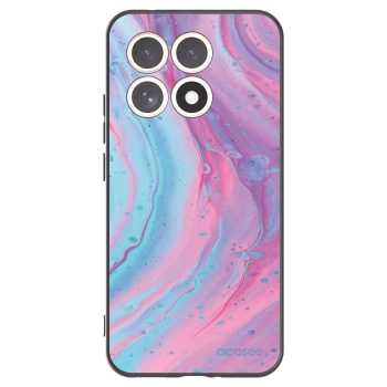 Picasee silikonski črni ovitek za Xiaomi 15T - Pink liquid
