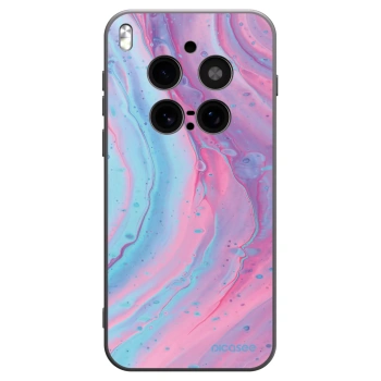 Picasee silikonski črni ovitek za Vivo X300 Pro - Pink liquid