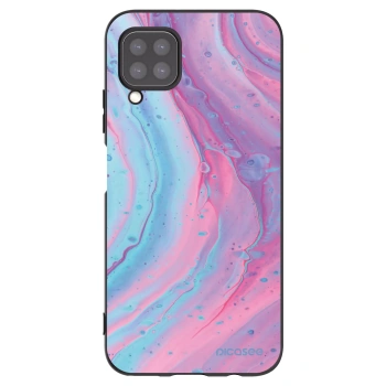 Picasee silikonski črni ovitek za Huawei P40 Lite - Pink liquid