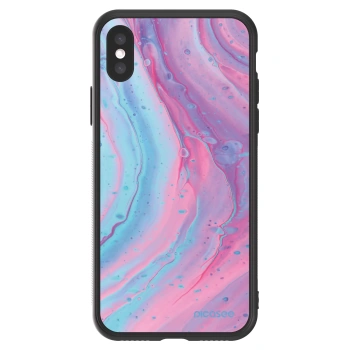 Picasee ULTIMATE CASE za Apple iPhone X/XS - Pink liquid