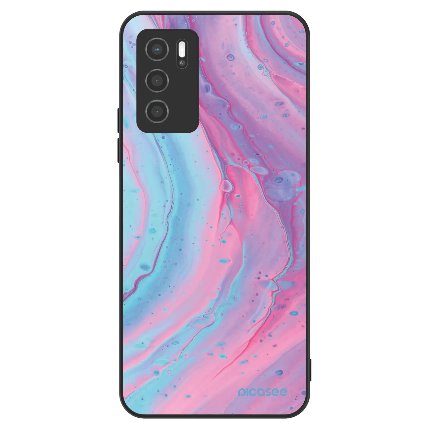 Picasee ULTIMATE CASE za OPPO A16s - Pink liquid