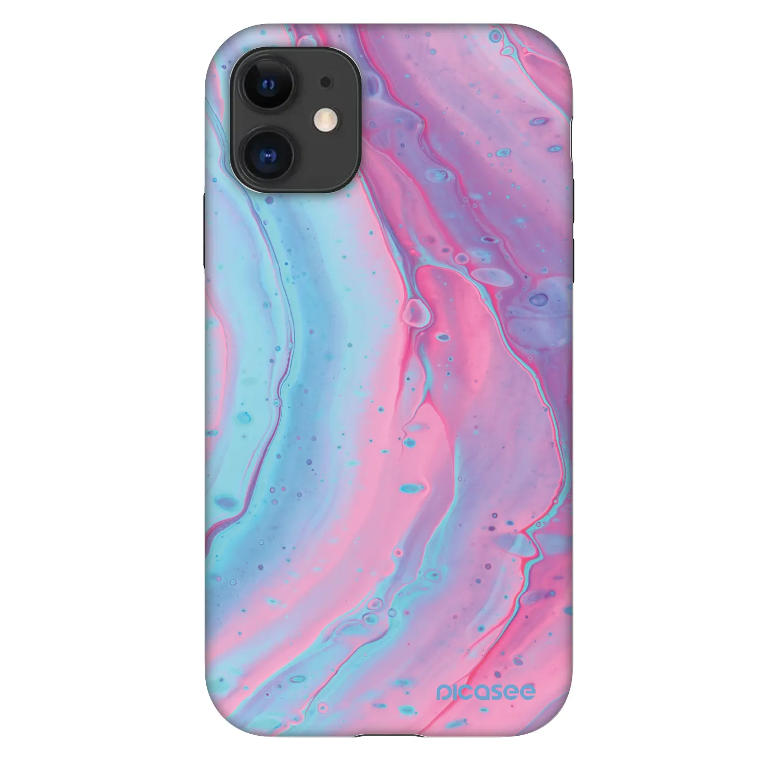 Picasee Fashion Case za Apple iPhone 11 - Pink liquid