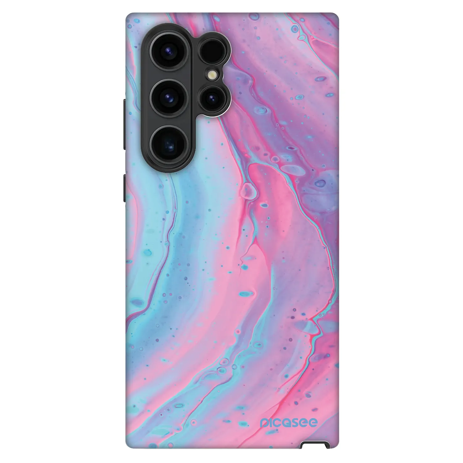 Picasee Fashion Case za Samsung Galaxy S22 Ultra 5G - Pink liquid