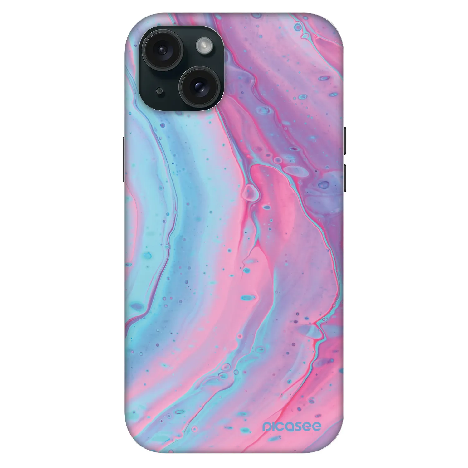 Picasee Fashion Case MagSafe za Apple iPhone 15 Plus - Pink liquid