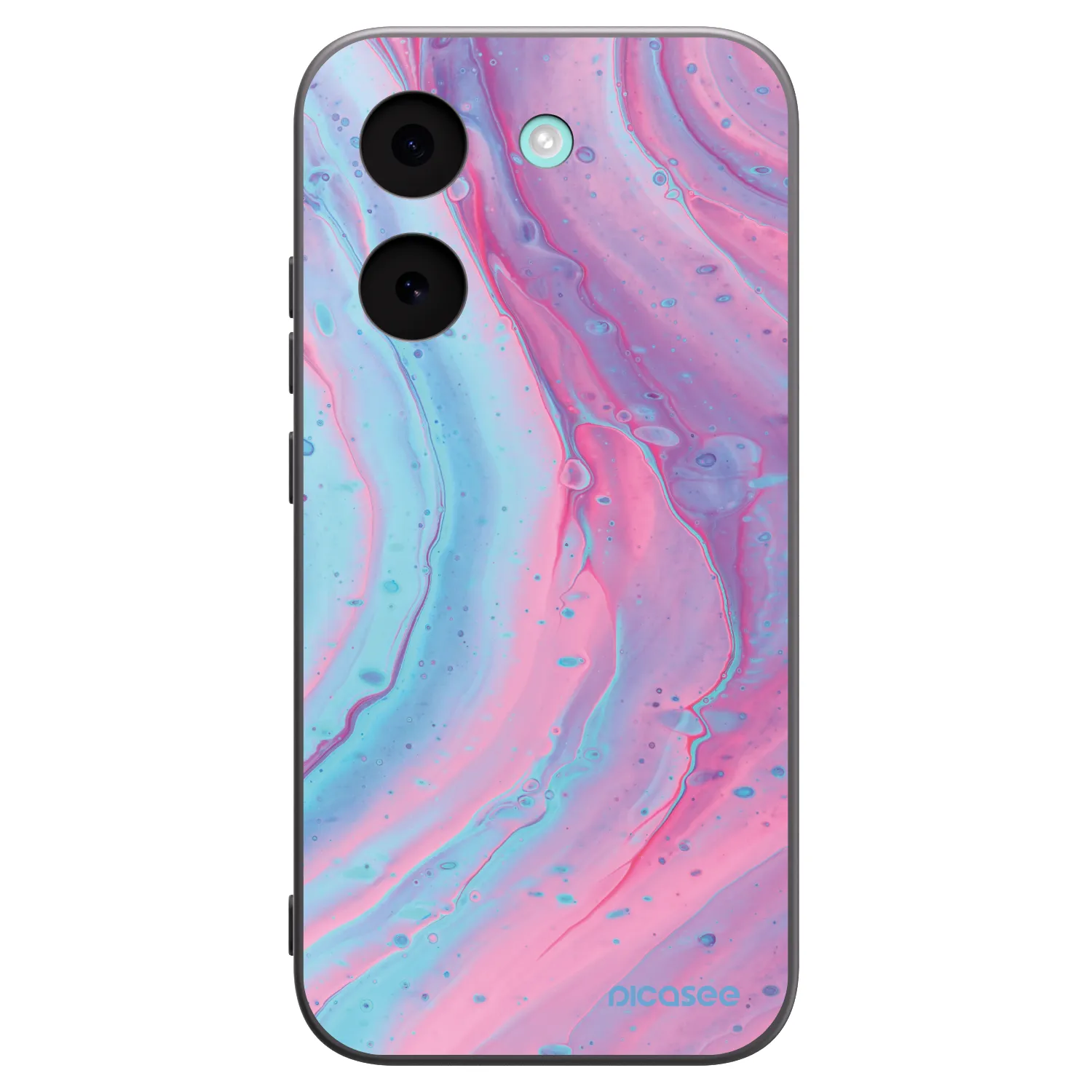 Picasee silikonski črni ovitek za Xiaomi Poco X8 Pro - Pink liquid