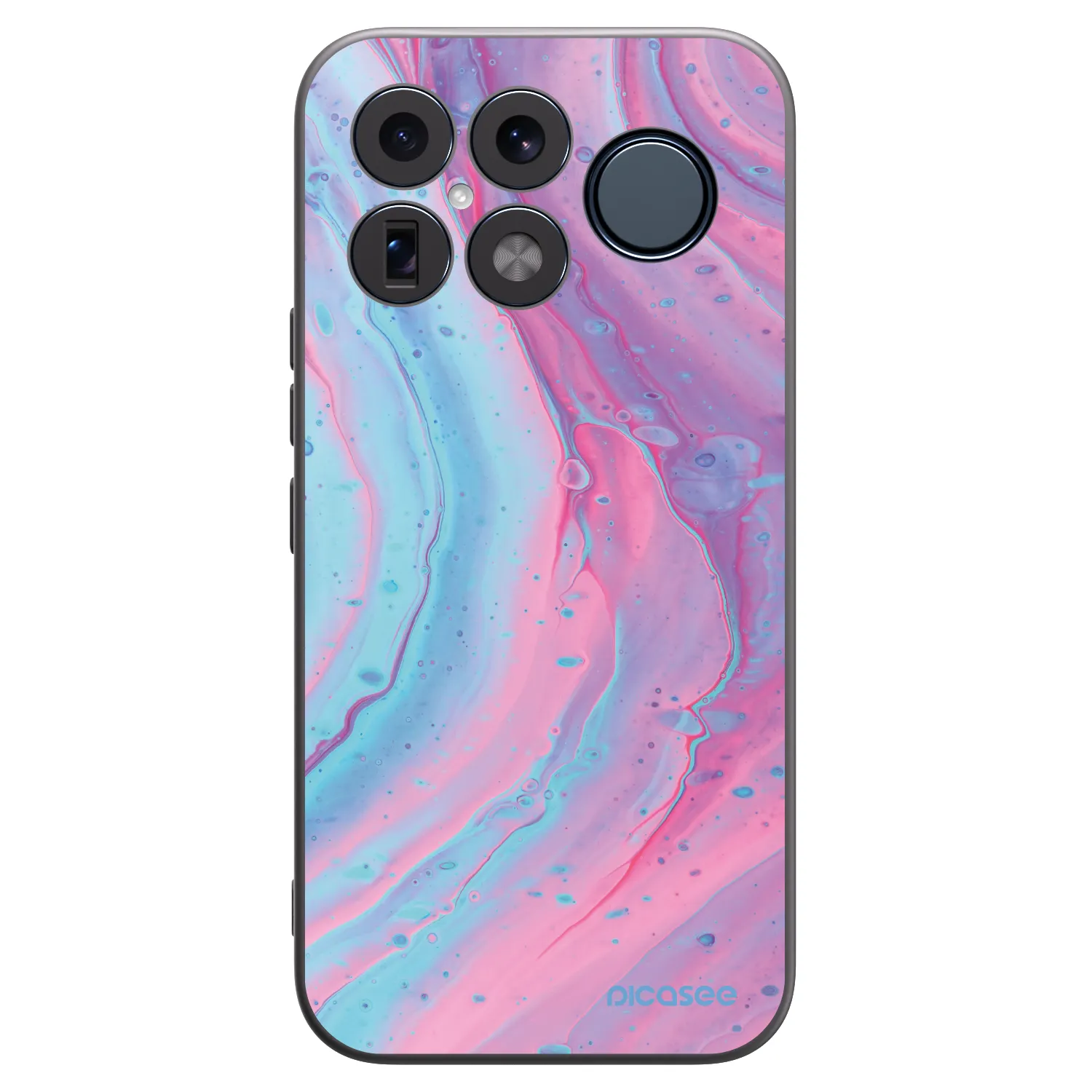 Picasee silikonski črni ovitek za Xiaomi Poco F8 Ultra - Pink liquid